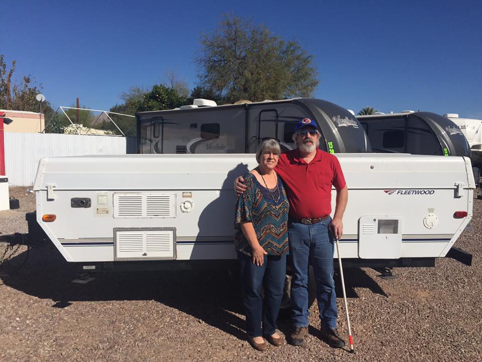 Nelson RV travel trailer customer Tucson Arizona