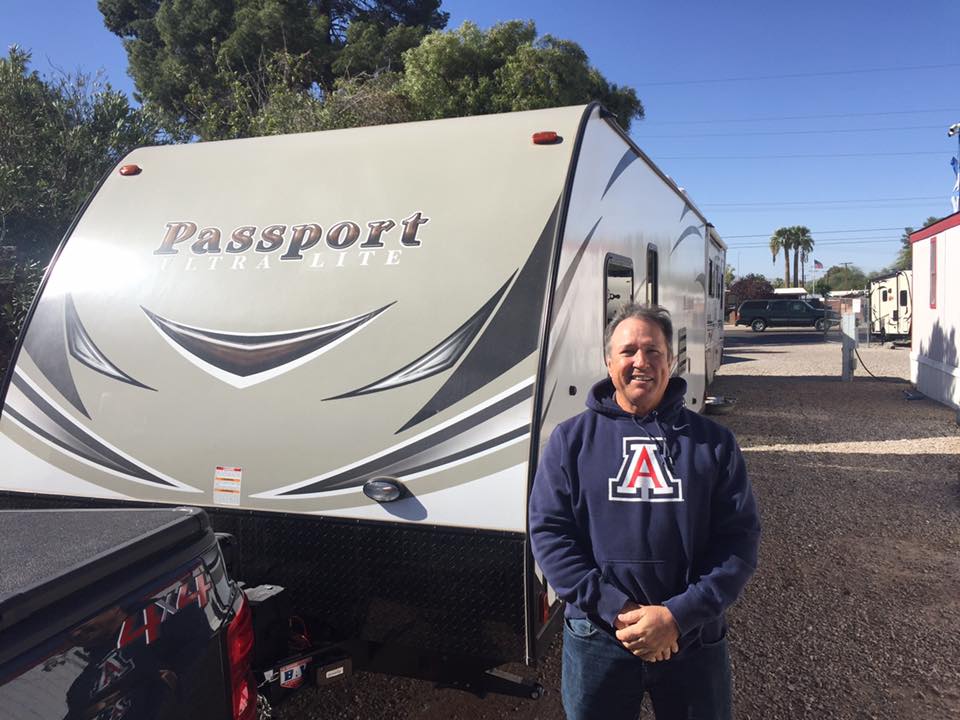 Nelson RV used 5th wheel satisfied customer in Tucson Arizona